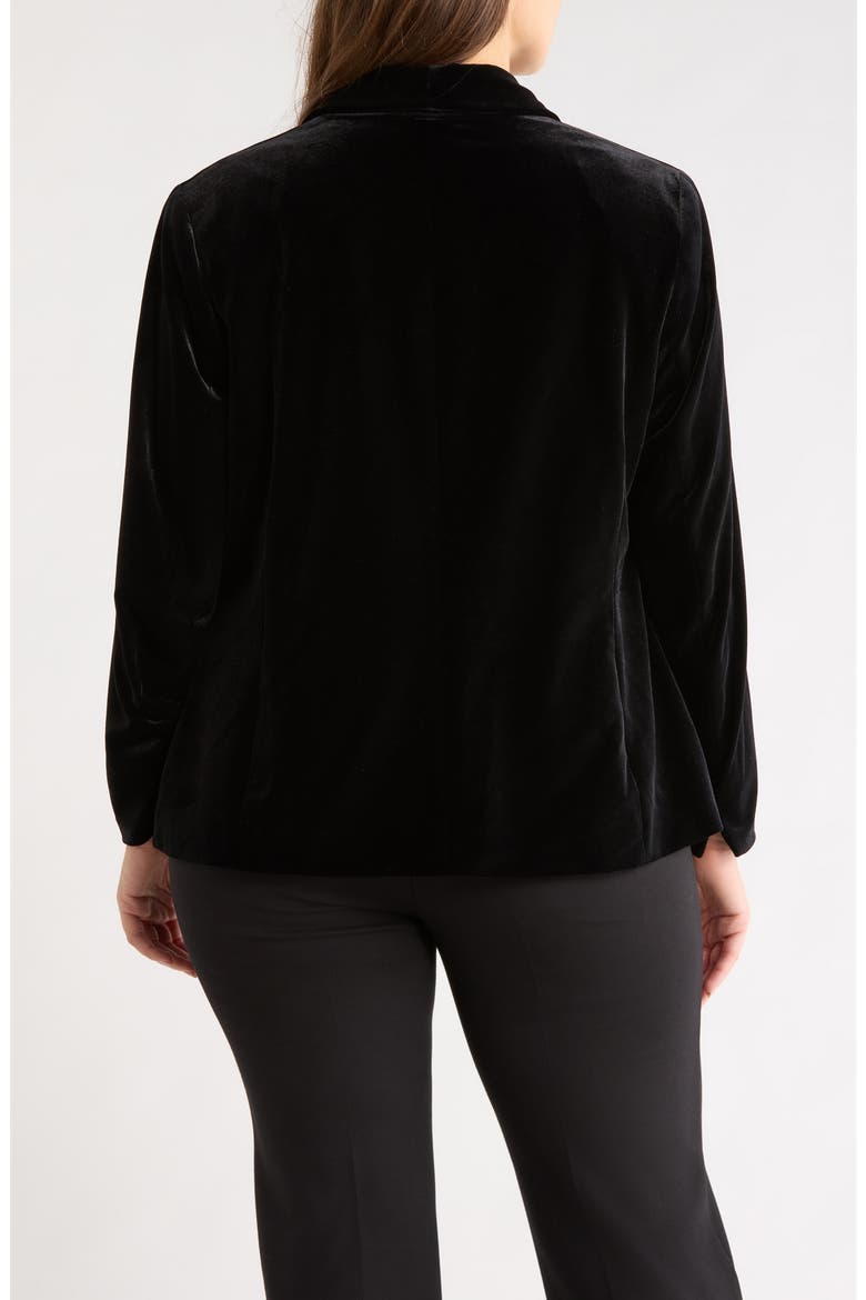 One-Button Shawl Collar Blazer, Alternate, color, ANNE BLACK
