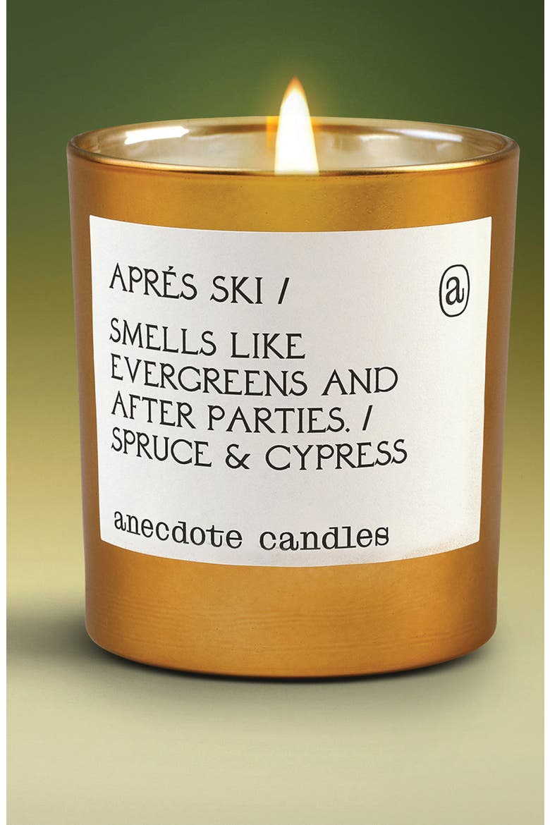Aprés Ski Candle, Alternate, color, GOLD
