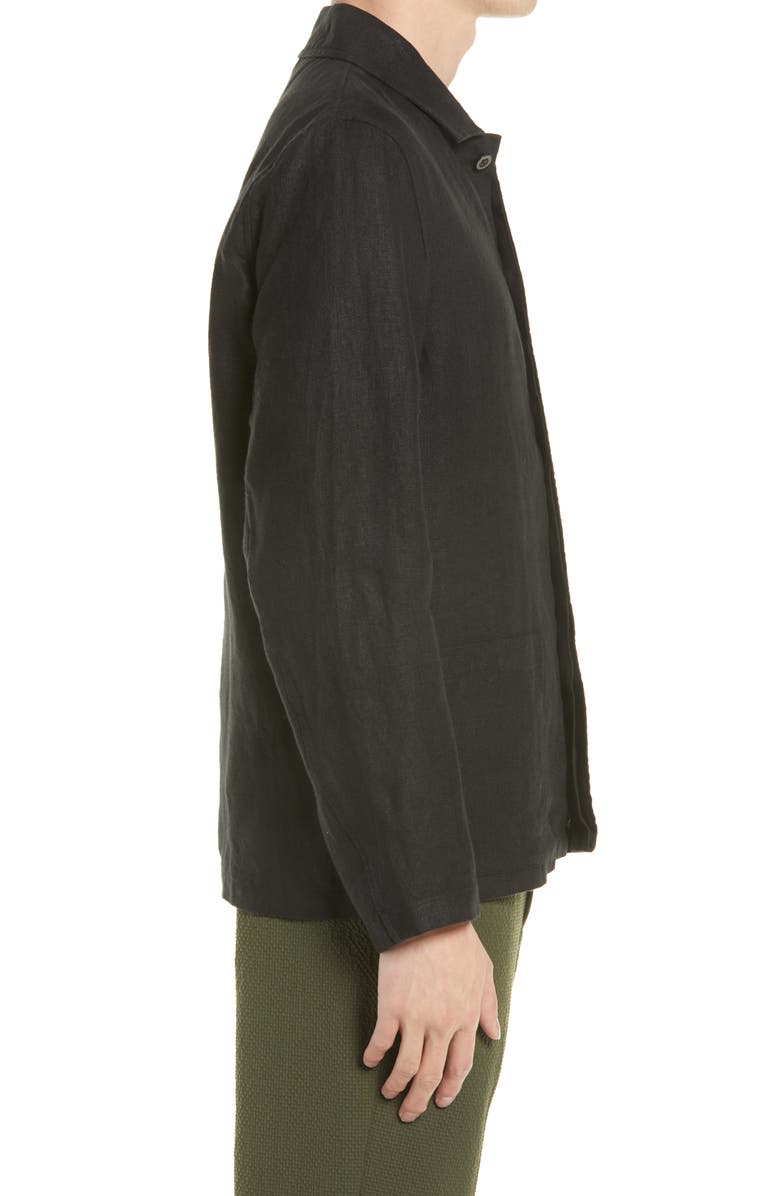 NN07 Men's Oscar Linen Shirt Jacket, Alternate, color, 