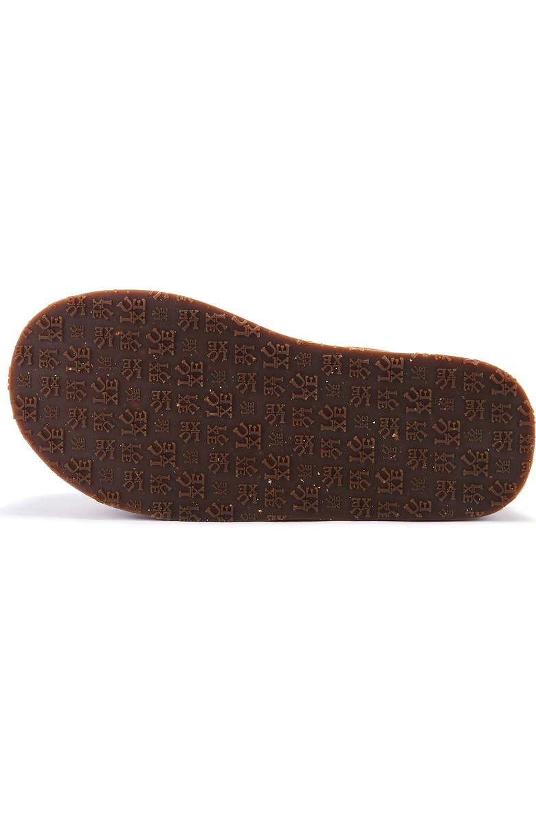 Australia Luxe Collective Outback Genuine Shearling Platform Slipper, Alternate, color, Chestnut