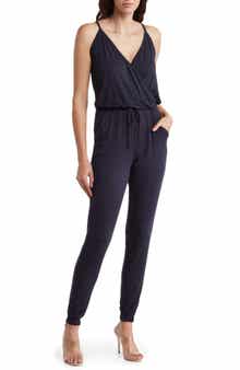 GO COUTURE Sleeveless Drawstring Waist Jumpsuit