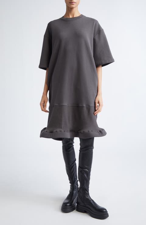 Wavy Hem T-Shirt Dress