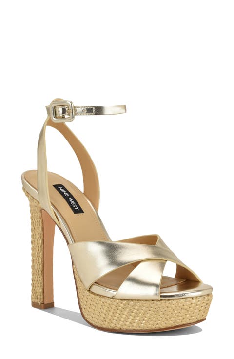 Ankle Strap Platform Sandal (Women)