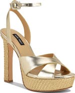 Nine West Ankle Strap Platform Sandal