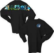 SPIRIT JERSEY Women's Spirit Jersey Black Minnesota Lynx Oversized Preppy City Long Sleeve T-Shirt