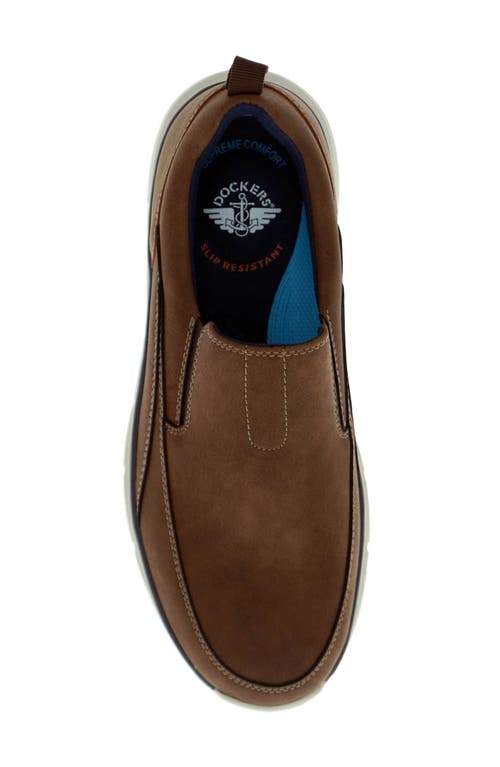 Dockers Mens Go-time Active Rebound Slip-on Sneaker In Brown