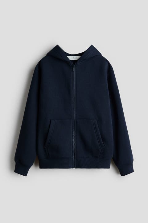 Brushed-Inside Hooded Jacket