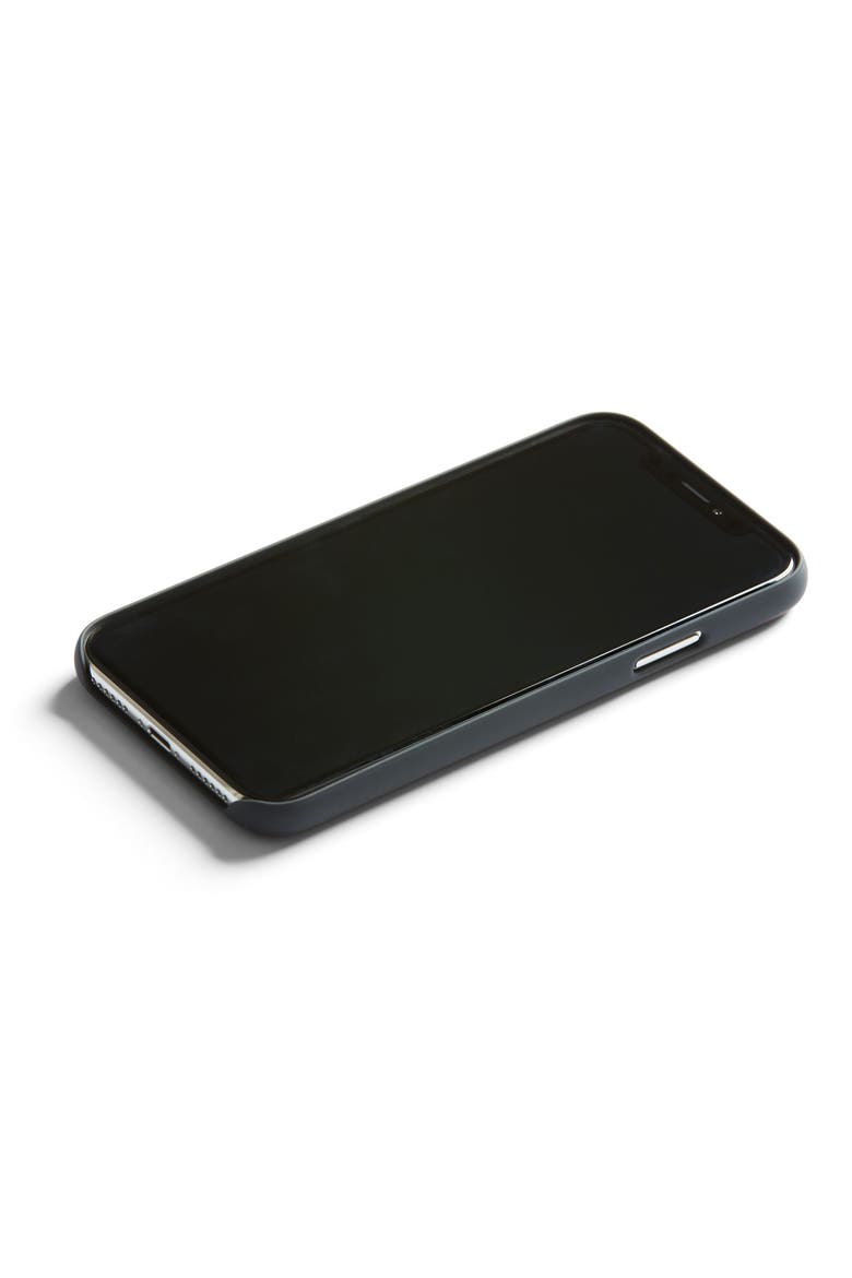 Single Card iPhone X Case, Alternate, color, BLACK