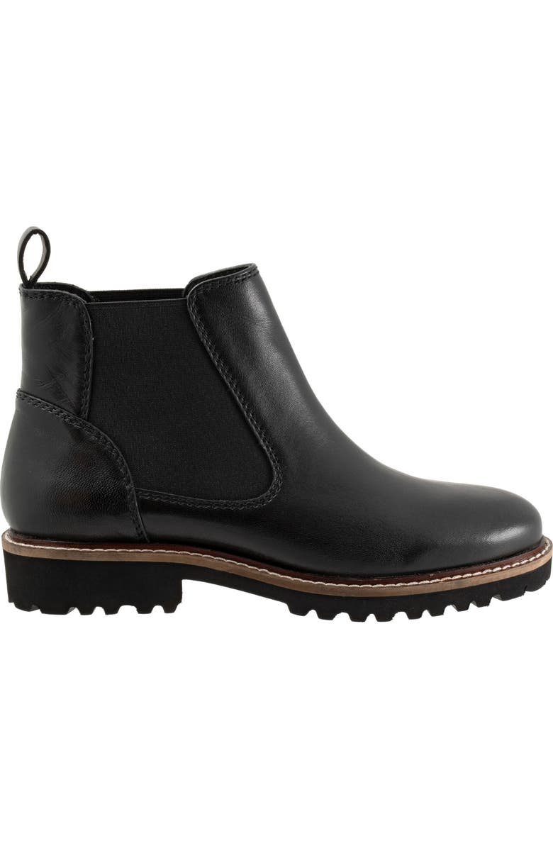 SoftWalk<sup>®</sup> Indy Chelsea Boot, Alternate, color, Black Smooth