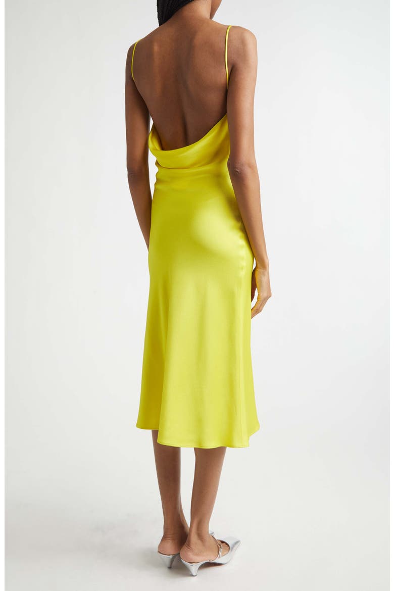 Satin Slipdress, Alternate, color, BRIGHT YELLOW