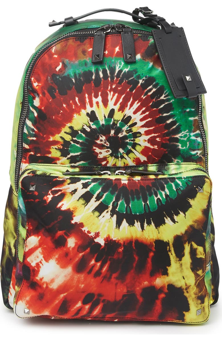 Valentino Tie Dye Backpack, Alternate, color,
