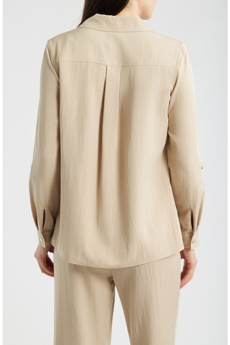 Long Sleeve Half Zip Pullover, Alternate, color, SAFARI