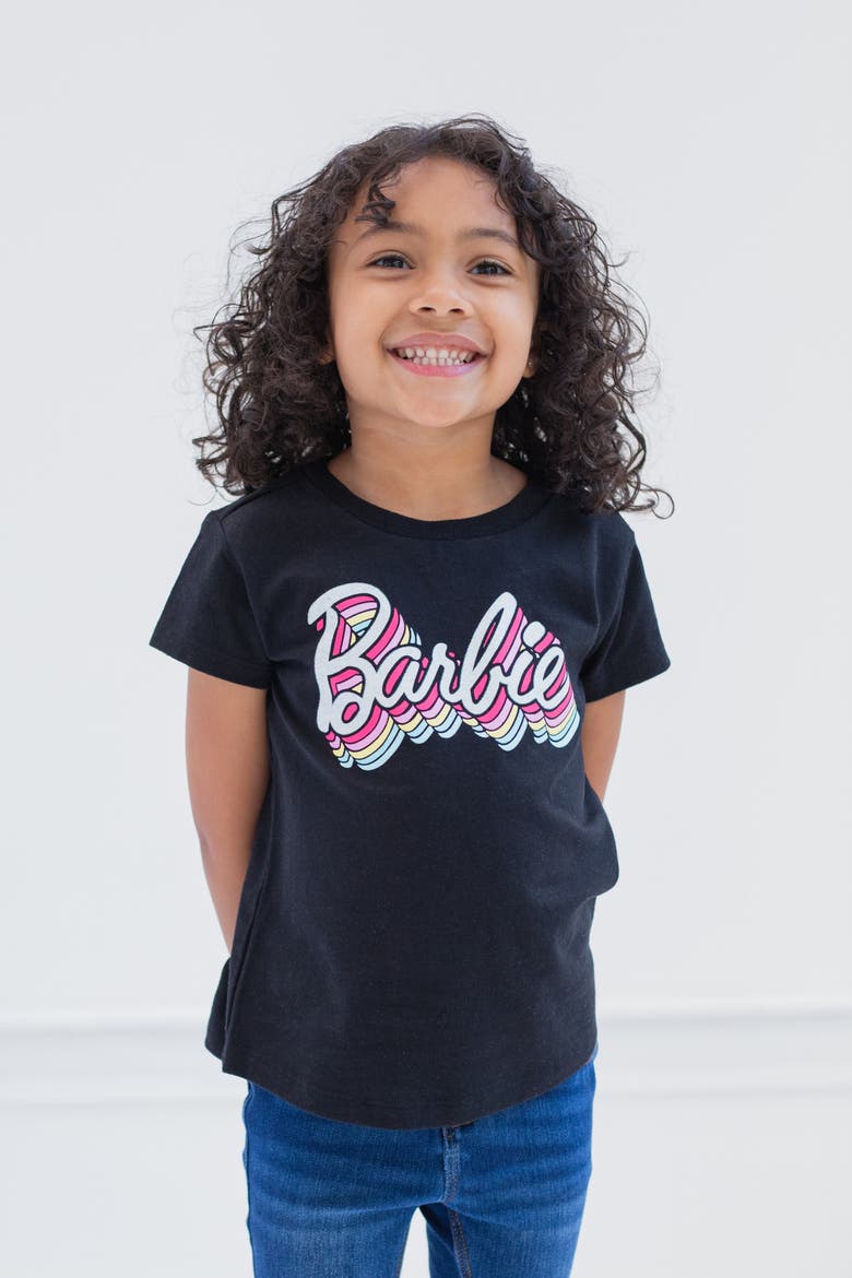 3-Pack Short Sleeve T-Shirts, Alternate, color, Pink Magenta Black