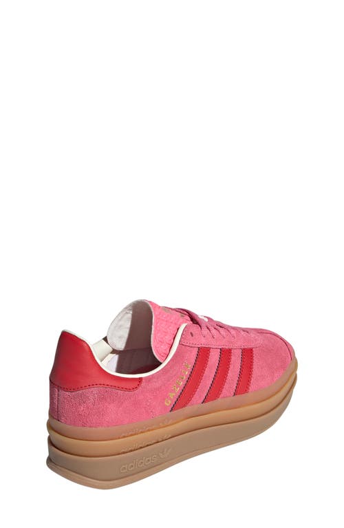 Adidas Originals Adidas Kids' Gazelle Bold Sneaker In Pink