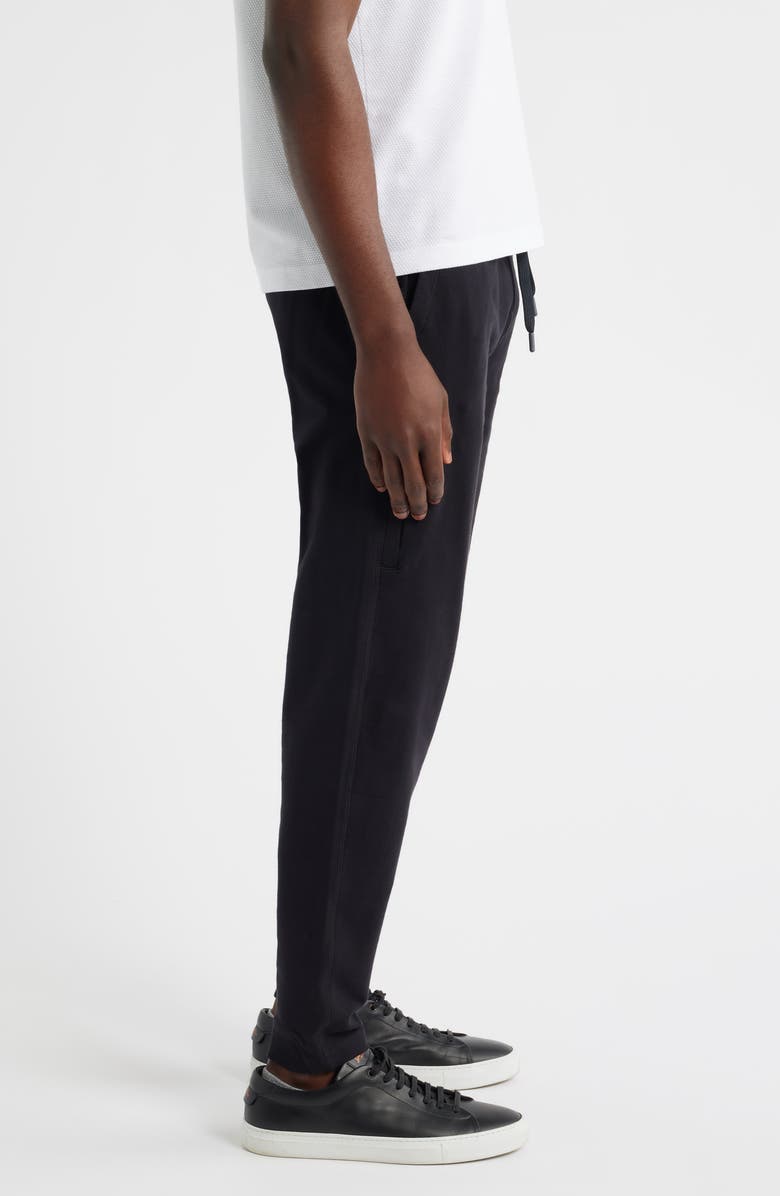 Mack Weldon Ace Stretch Cotton French Terry Sweatpants, Alternate, color, True Black