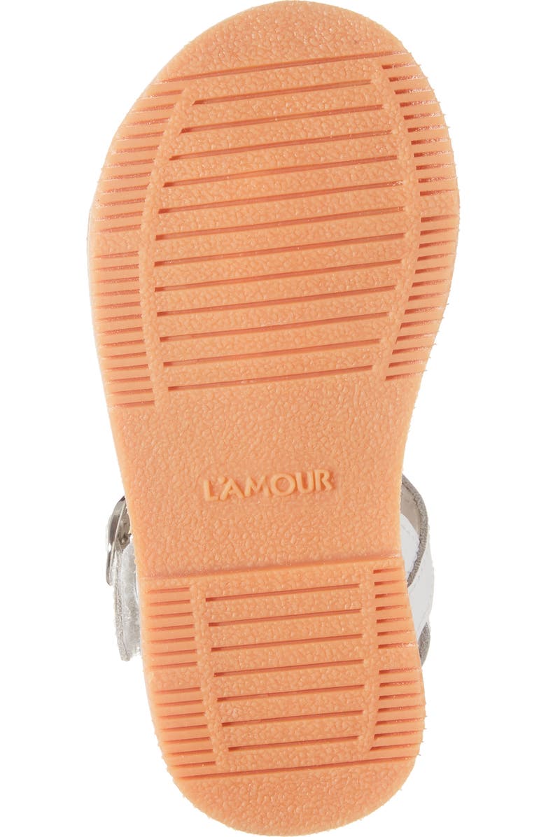 L'AMOUR Kids' Eden Sandal, Alternate, color, White