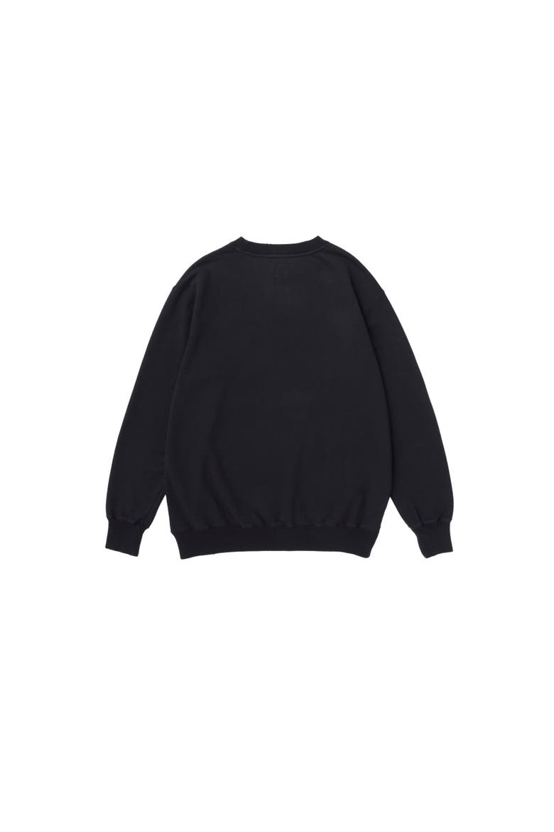 Faded Collegiate Crewneck, Alternate, color, Black
