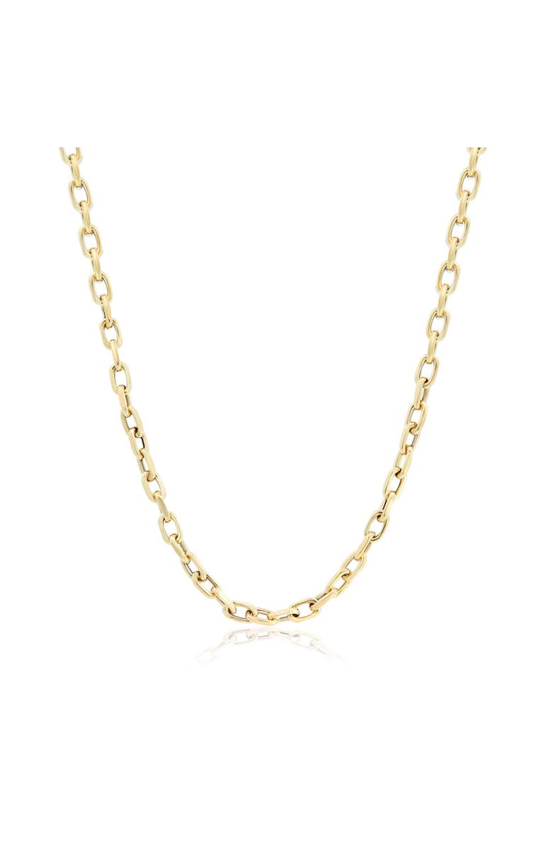 The Lovery Fine Jewelry Cable Link Chain Necklace, Main, color, Yellow Gold