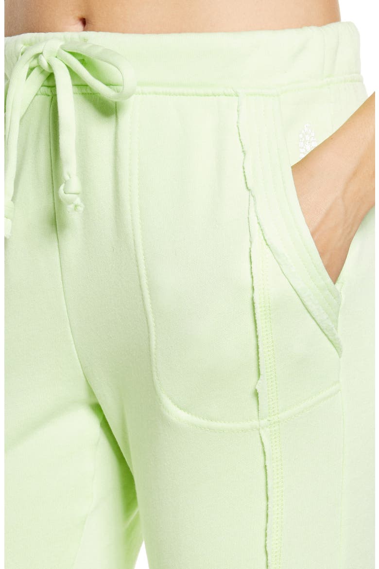 Free People FP Movement Work it Out Joggers, Alternate, color, LIME