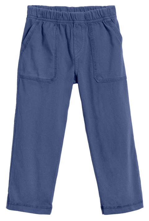 Boys Soft 100% Cotton 3-Pocket Jersey Pants