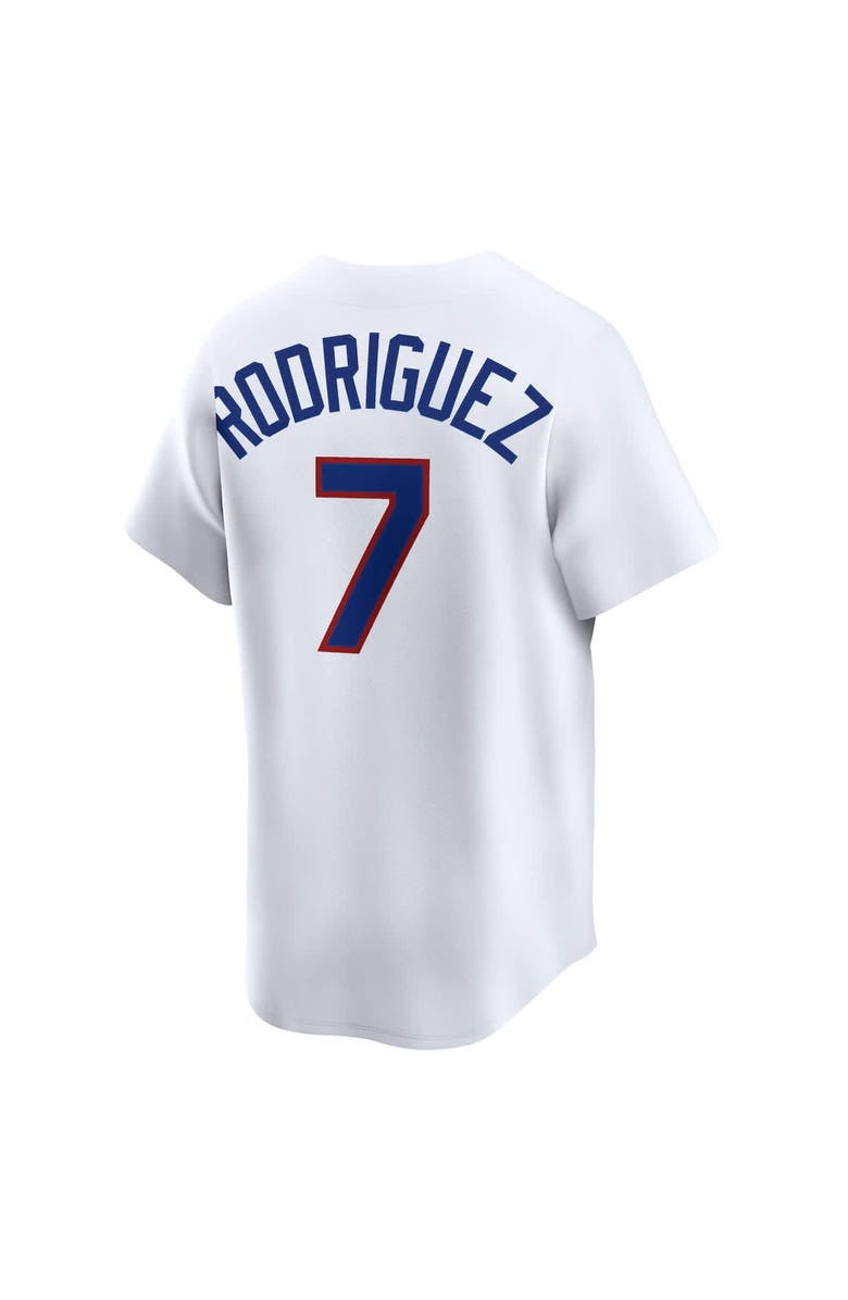 Nike Men's Nike Ivan Rodriguez White Texas Rangers Throwback Cooperstown Collection Limited Jersey, Alternate, color, White