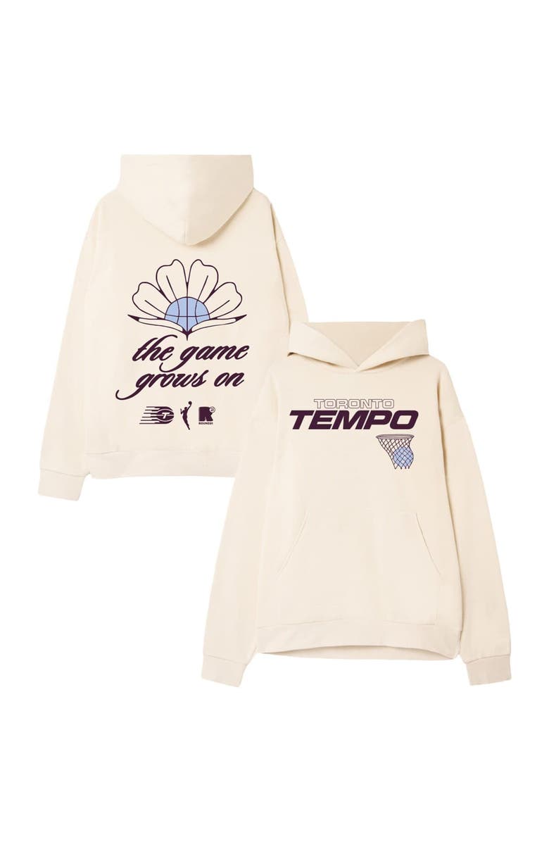 round21 Unisex round21 Cream Toronto Tempo Launch Pullover Hoodie, Main, color, 