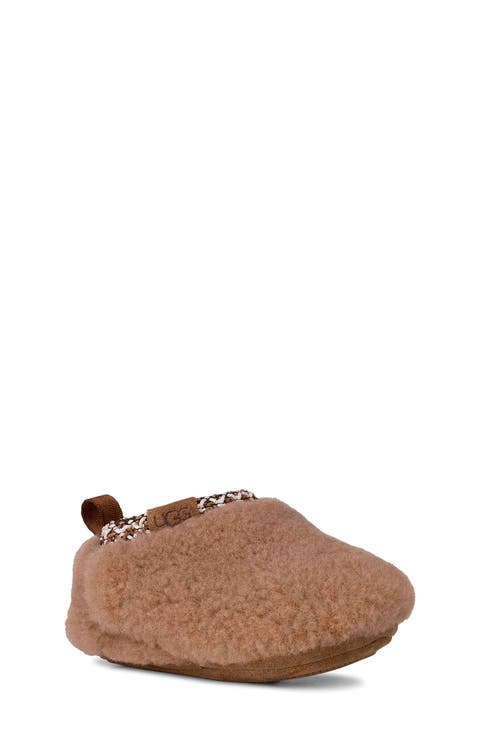 Tasman Maxi Curly Genuine Shearling Slipper (Baby)
