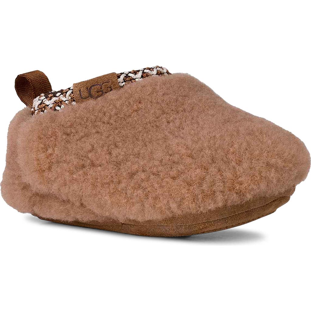 Ugg(r) Tasman Maxi Curly Genuine Shearling Slipper In Brown