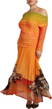 ELOQUII Photo Real Mesh Dress