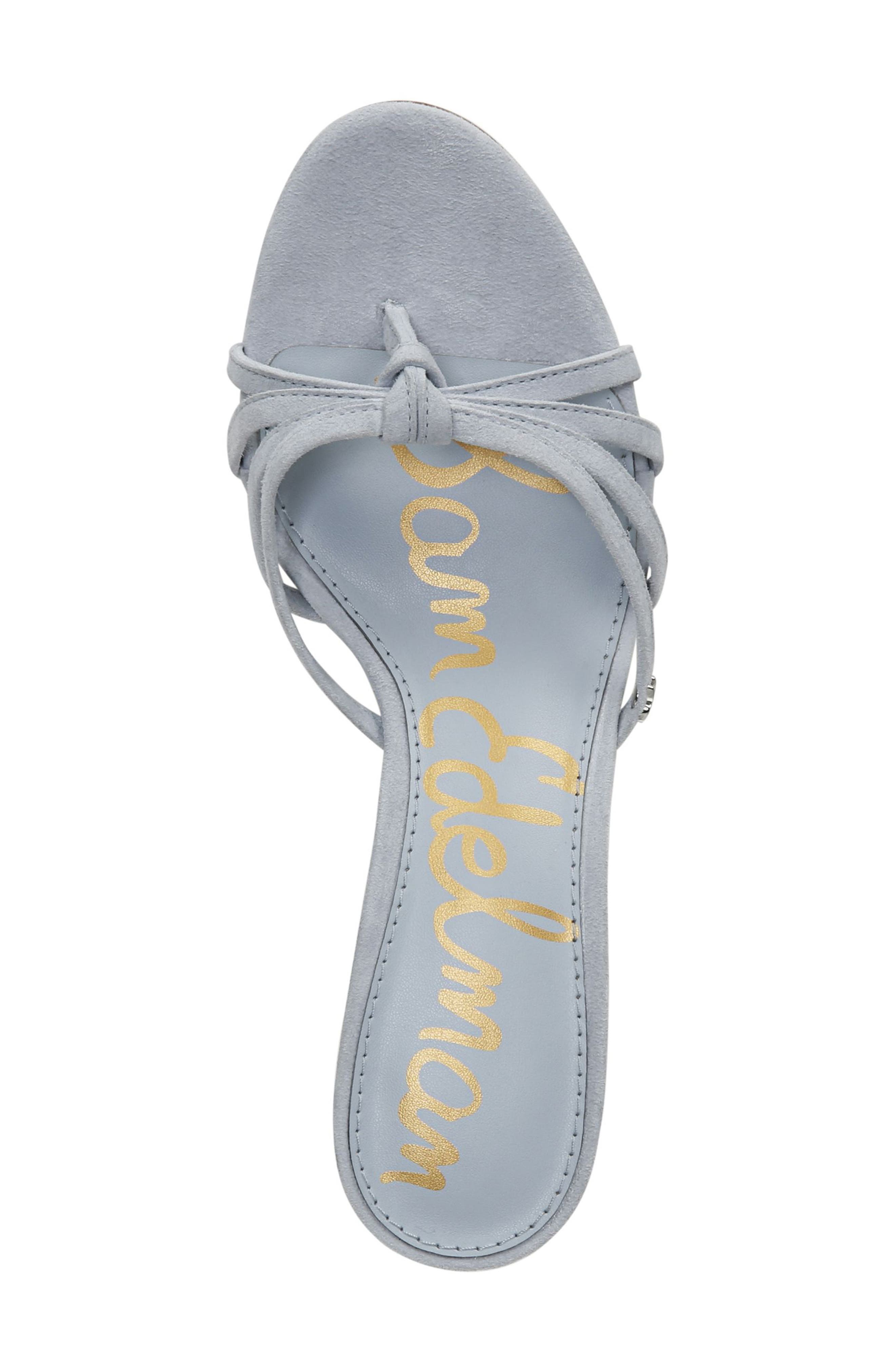 Jedda Sandal, Alternate, color, CLOUD BLUE SUEDE