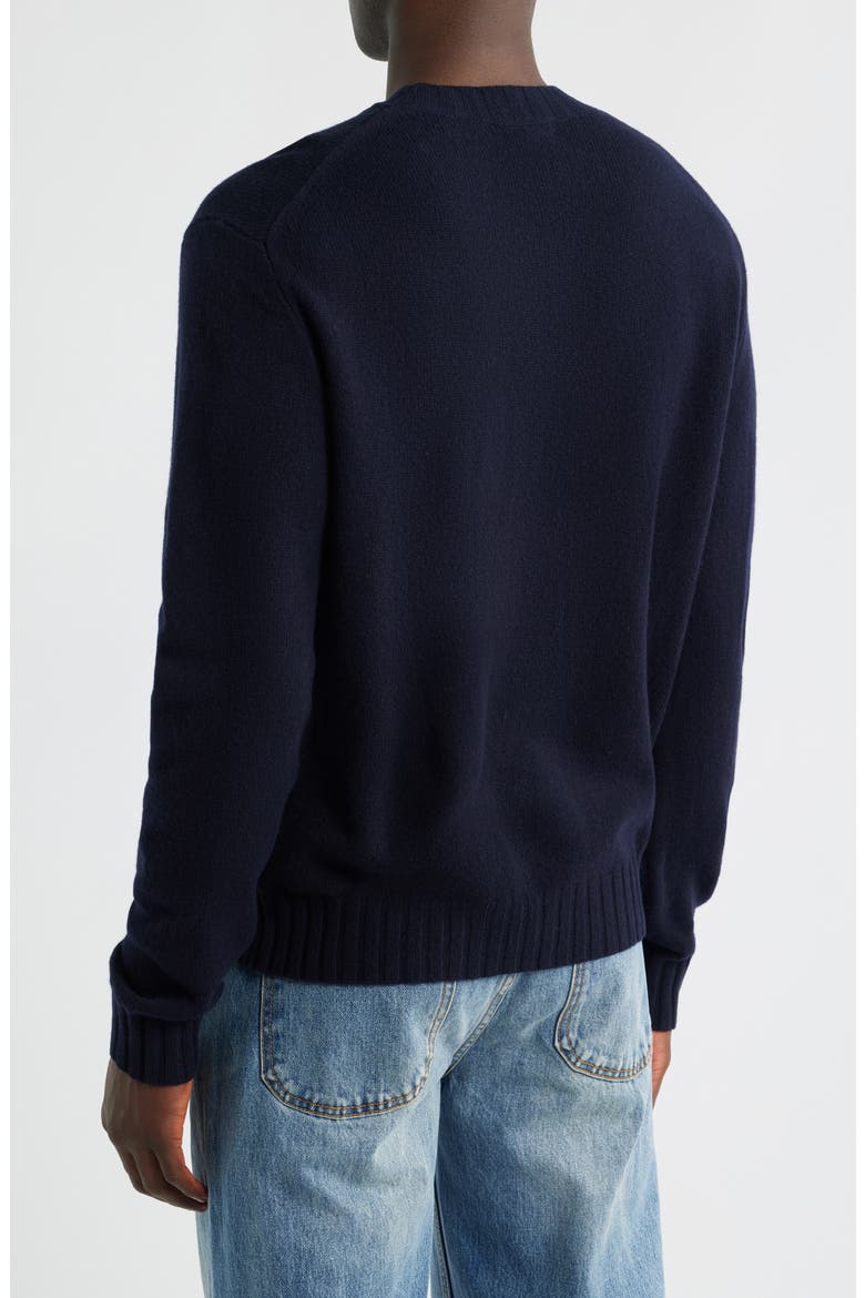 Crewneck Heritage Merino Wool Sweater, Alternate, color, NAVY