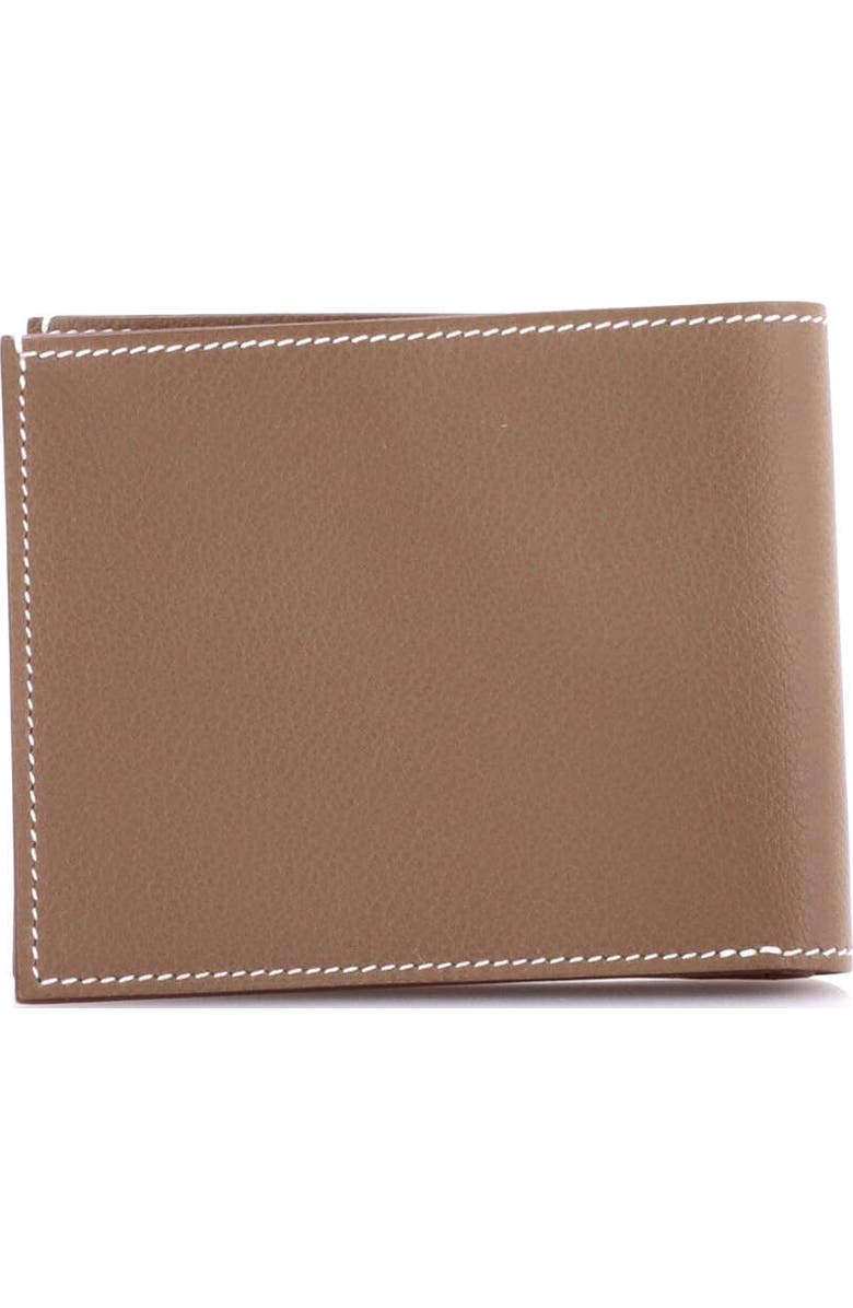 Pre-Owned Hermes MC2 Copernic Wallet Evercolor Compact, Alternate, color, Etoupe