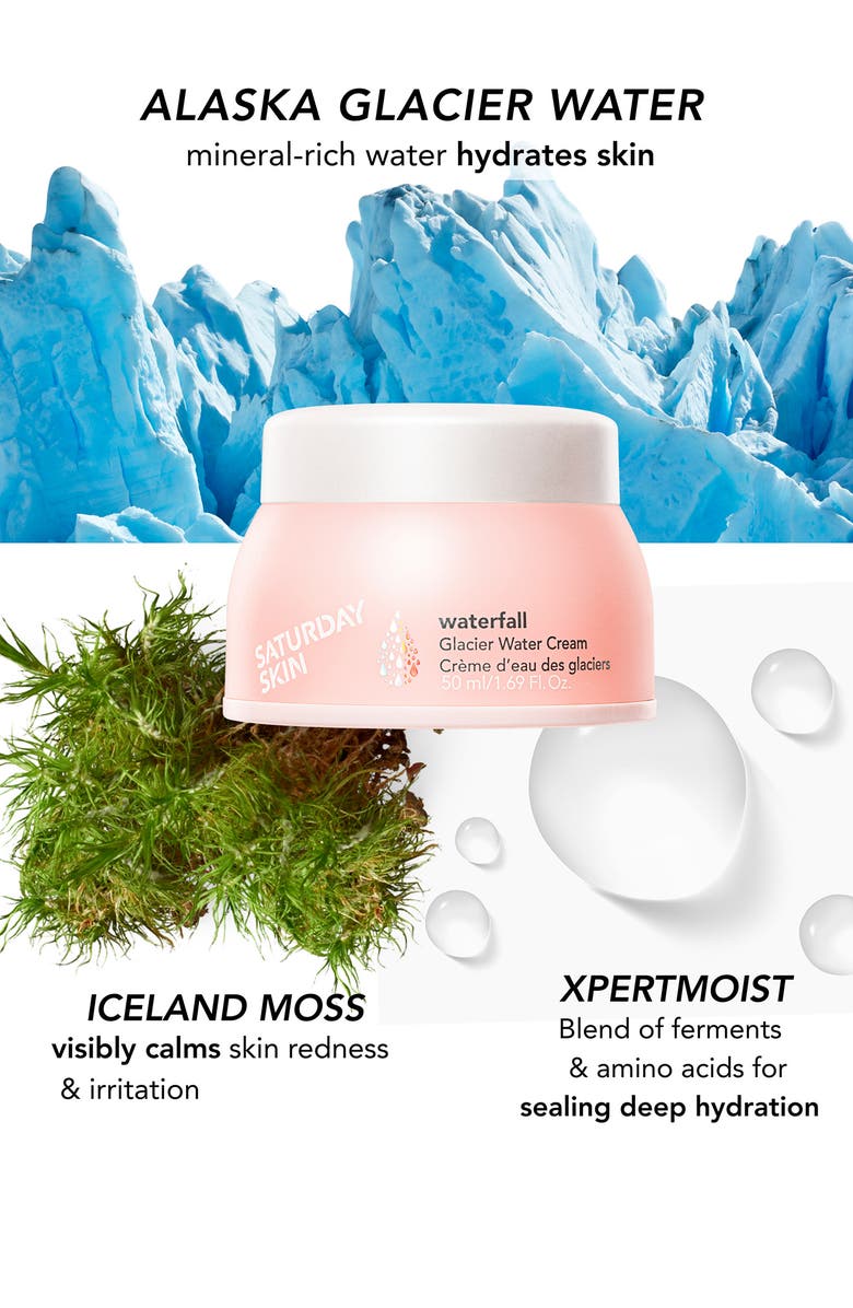 Saturday Skin Waterfall Glacier Water Cream, Alternate, color, 