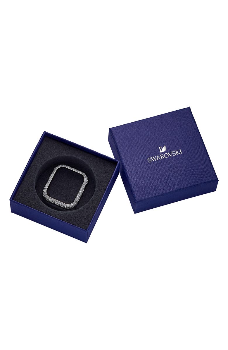Swarovski Pavé 40mm Apple Watch<sup>®</sup> Case Attachment, Alternate, color, Silver