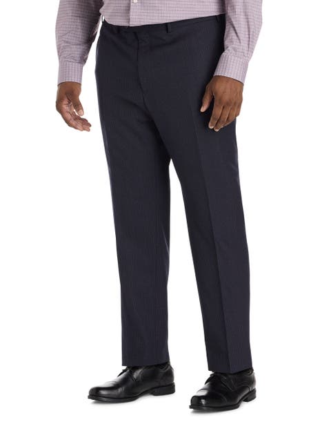 Big & Tall Graph Check Suit Pants