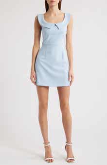 French Connection Whisper Collar Minidress