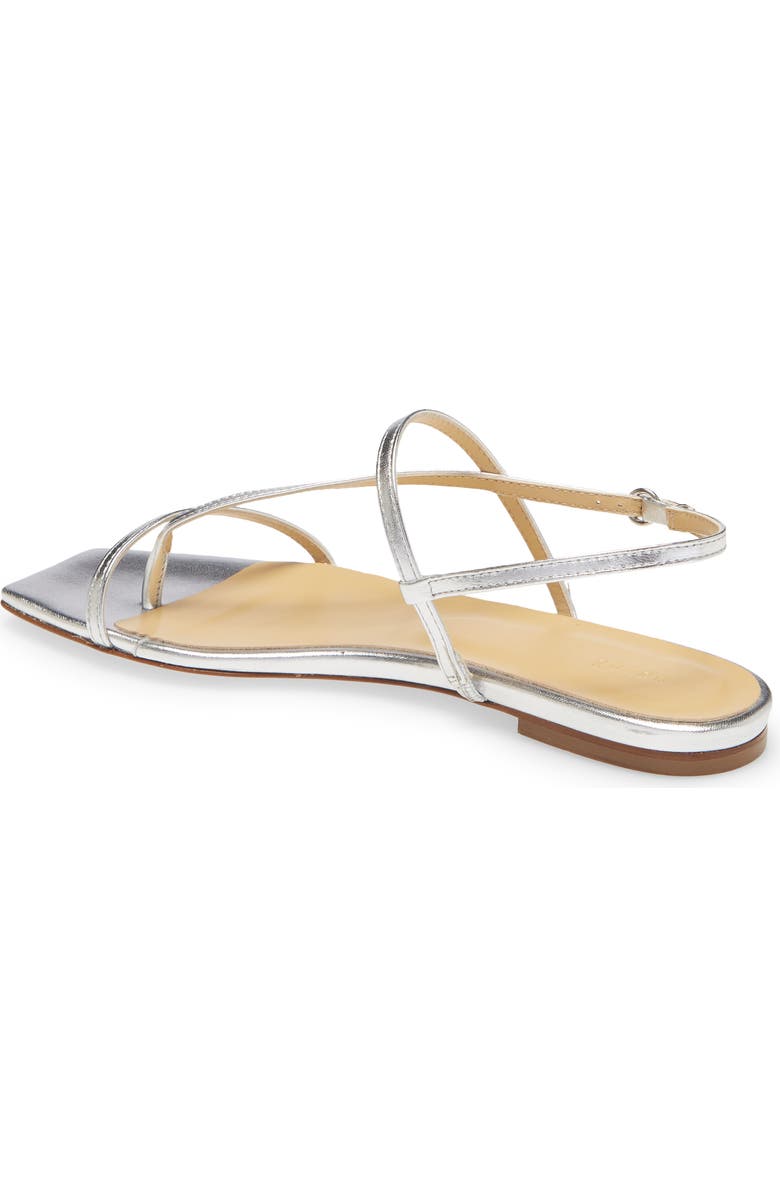 aeyde Ella Metallic Sandal, Alternate, color,