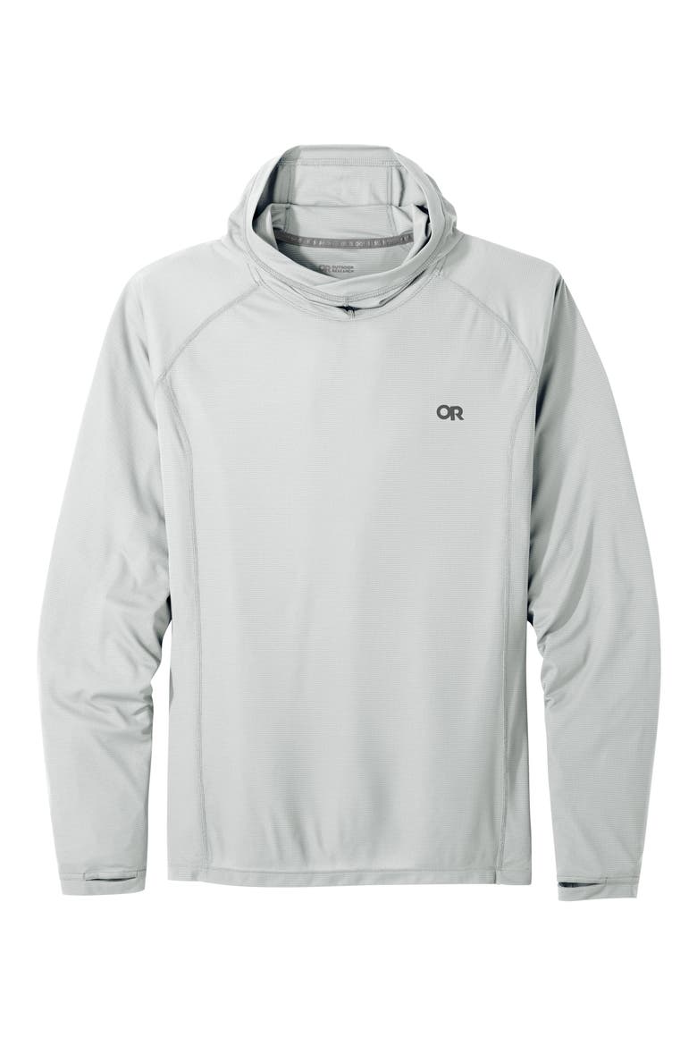 Echo Recycled Polyester Hoodie, Main, color, PEBBLE