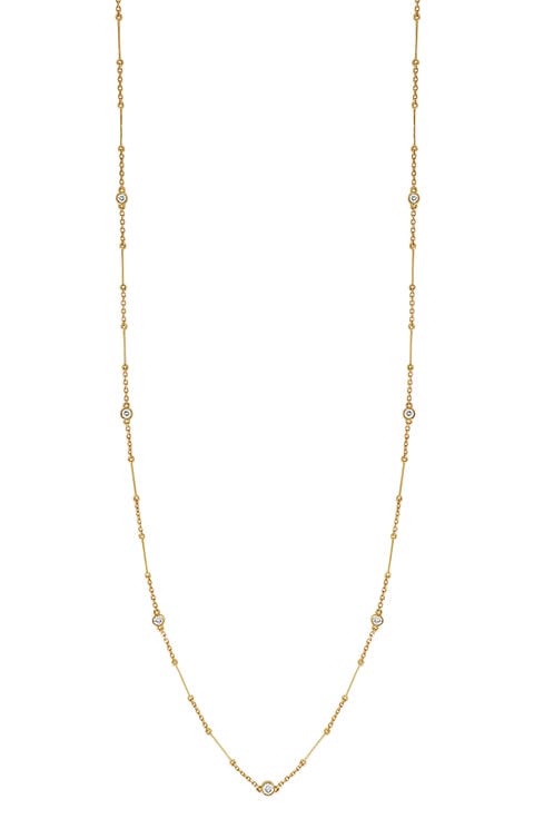Diamond Station Necklace
