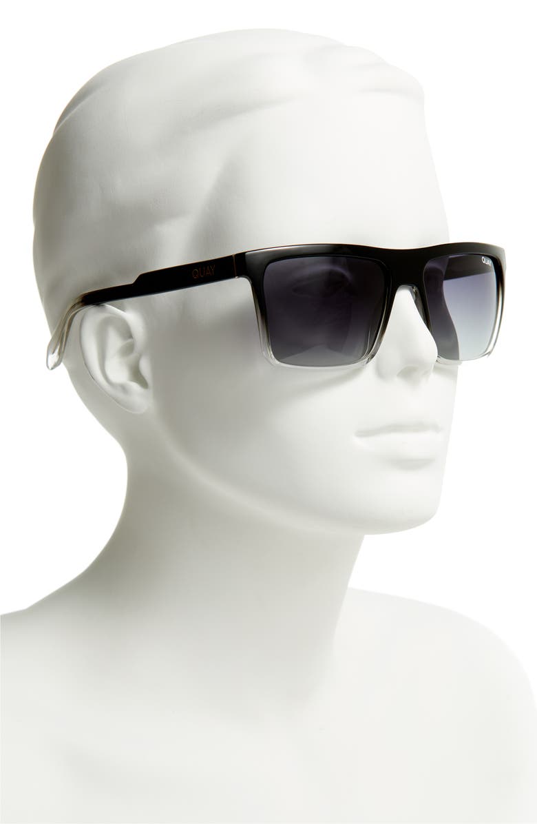 QUAY Australia 56mm Gradient Square Sunglasses, Alternate, color,