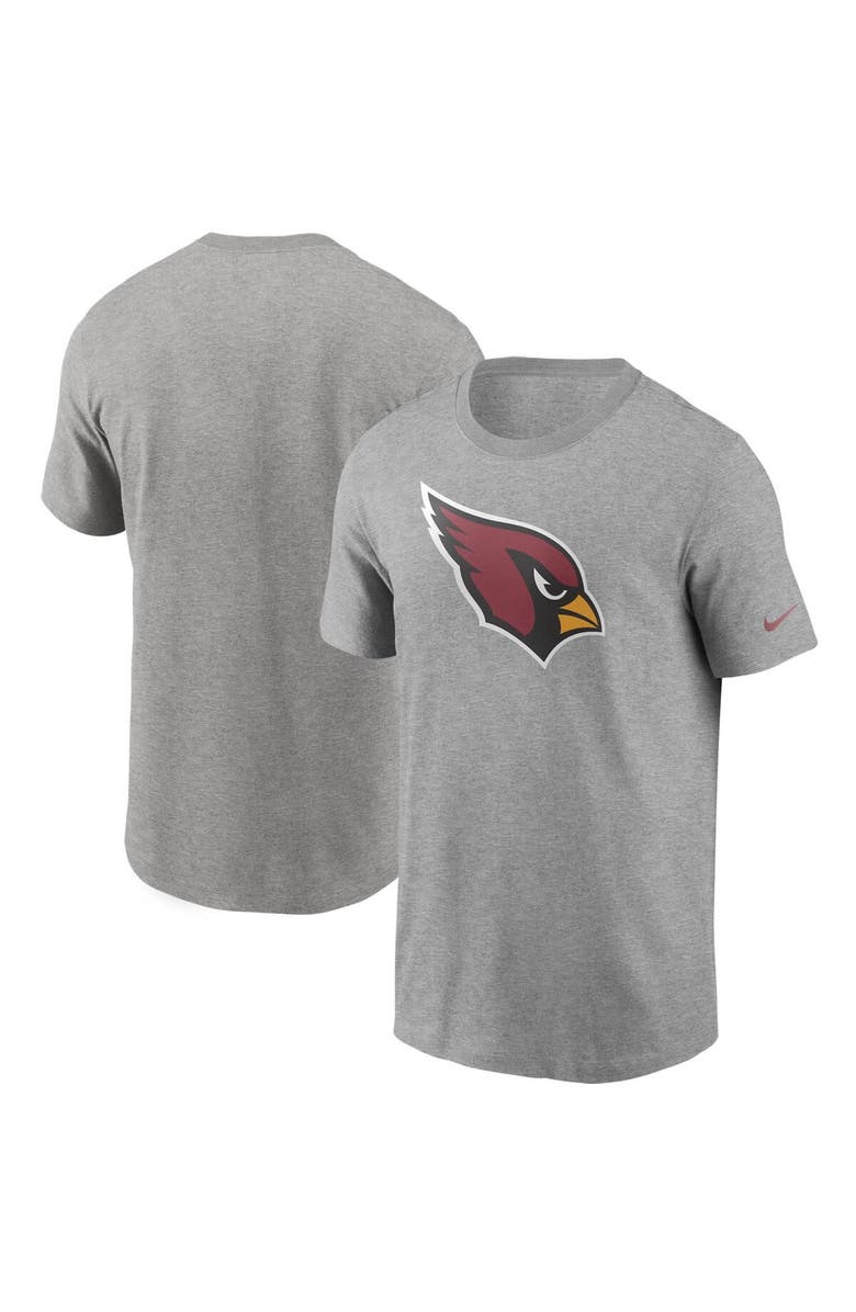 Nike Men's Nike Heathered Gray Arizona Cardinals Primary Logo T-Shirt, Main, color, Heather Gray