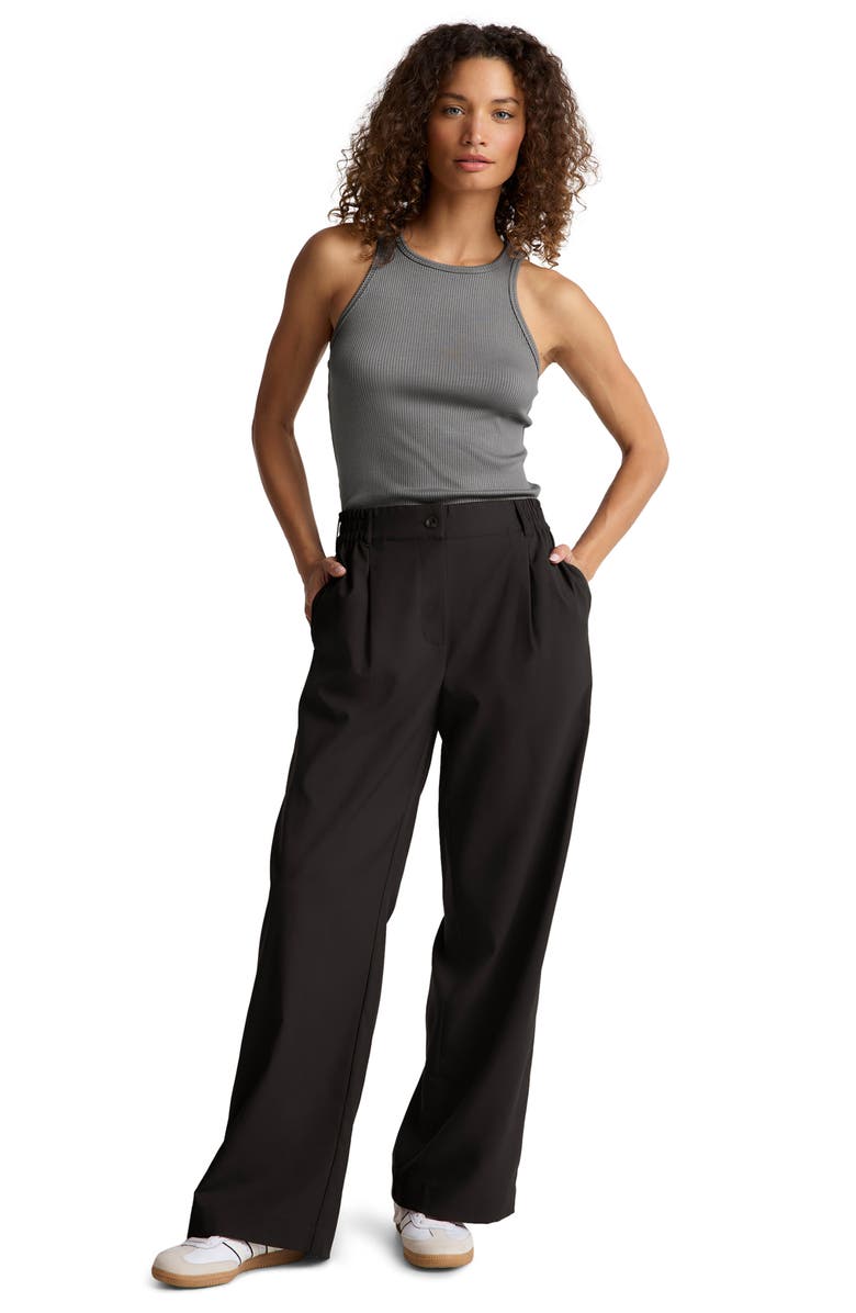 Beyond Yoga Formation Rib Tank, Alternate, color, Stone Gray