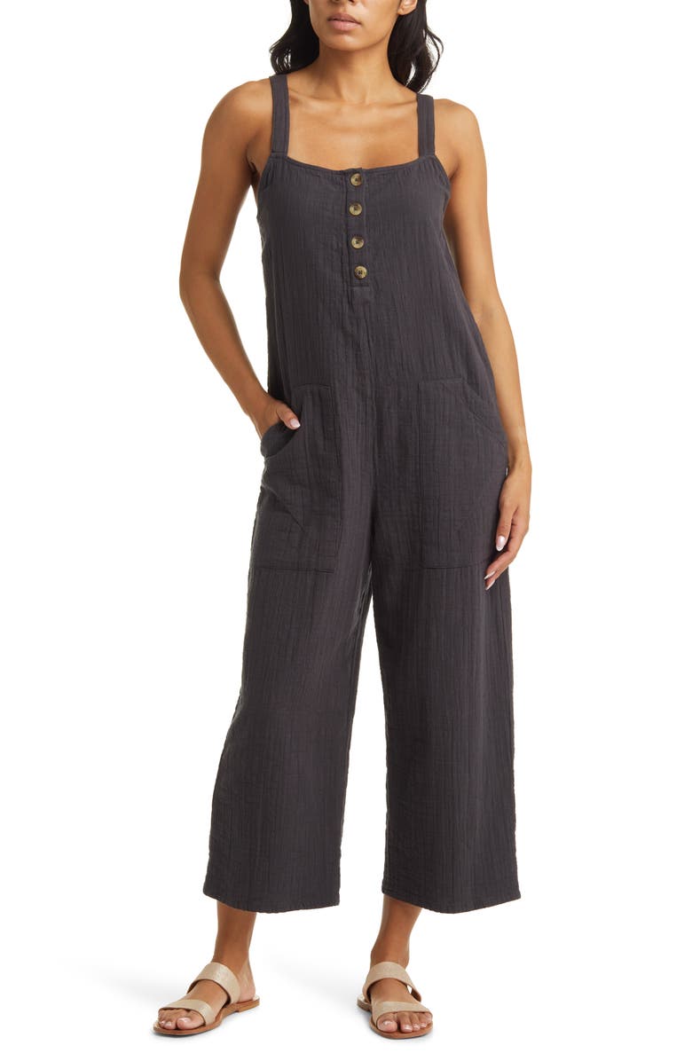 Billabong Stargazer Cotton Jumpsuit, Main, color,