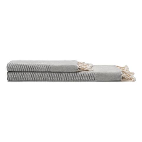 Whisper Weight Turkish Cotton Bath and Hand Towel - Set