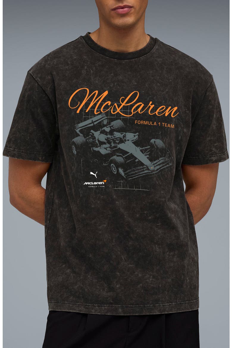 McLaren 2 Cotton Graphic T-Shirt, Main, color, PUMA BLACK