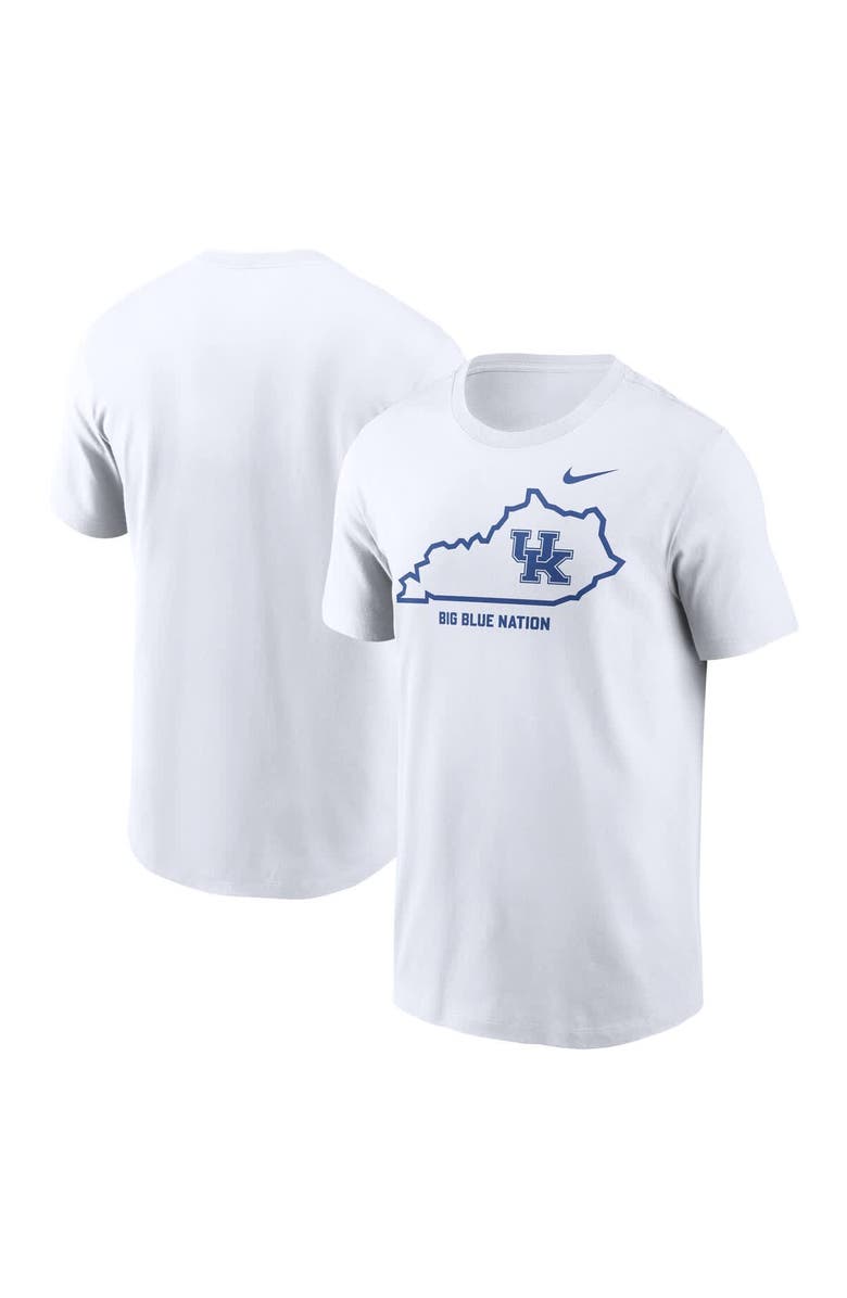 Nike Men's Nike White Kentucky Wildcats Campus Local T-Shirt, Main, color,