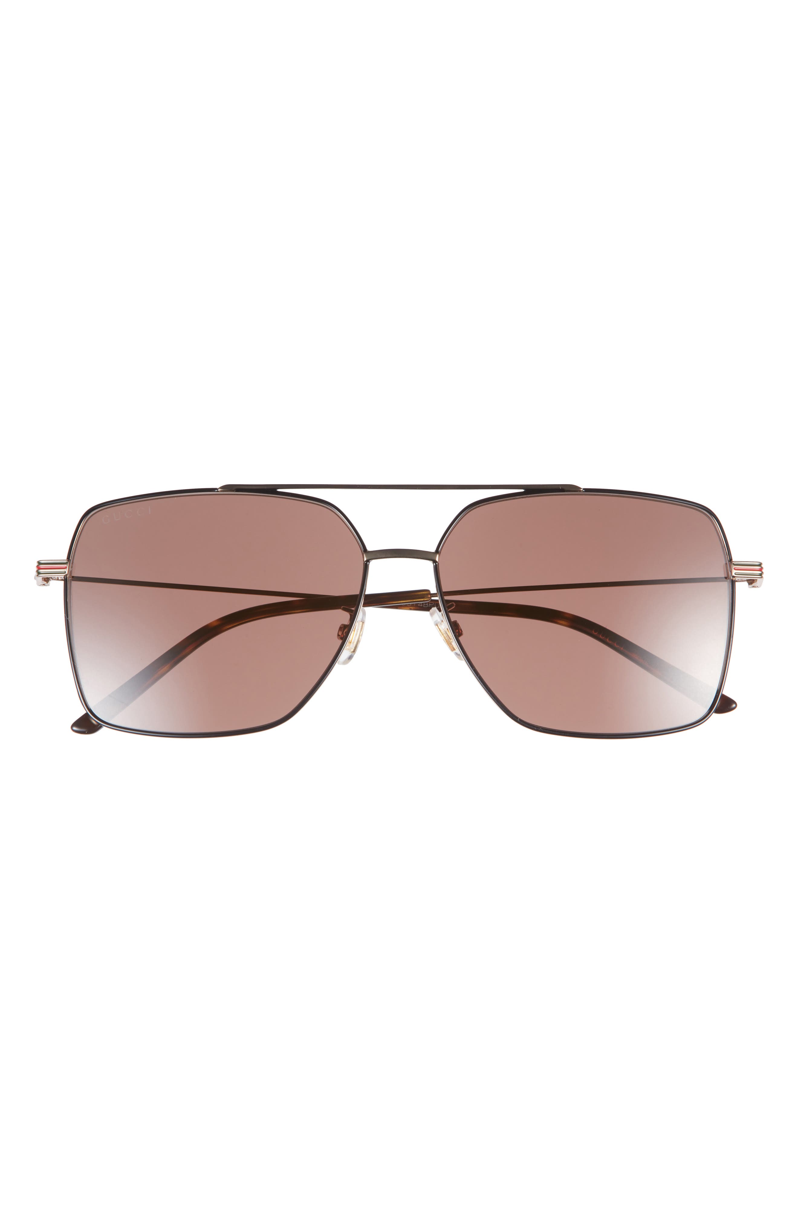 Gucci 61mm Aviator Sunglasses