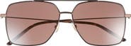 Gucci 61mm Aviator Sunglasses