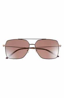 Gucci 61mm Aviator Sunglasses