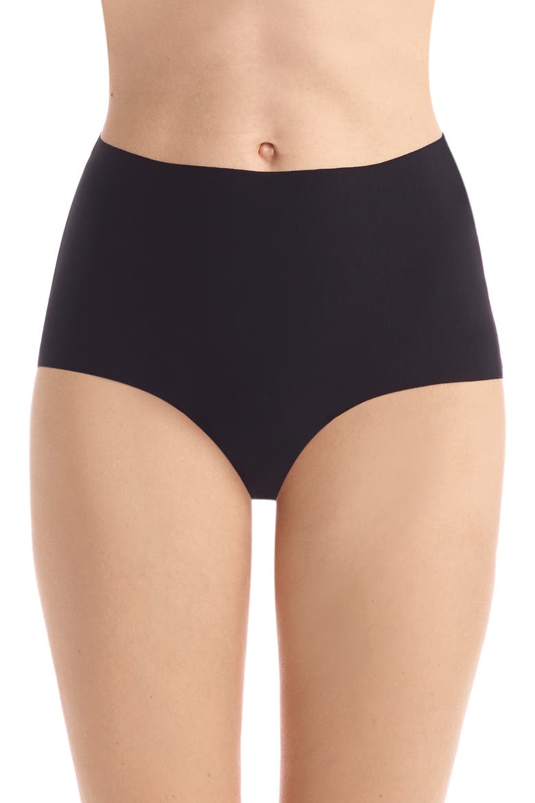 Butter High Rise Briefs, Main, color, BLACK